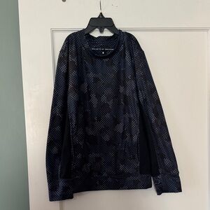 Rockets of Awesome Black and Blue Patterned Sweatshirt